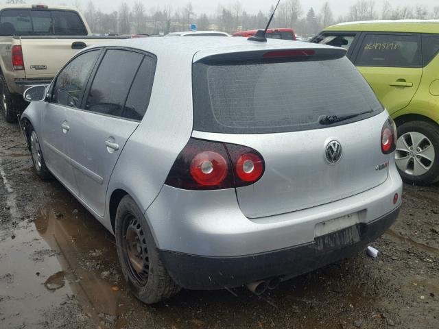 WVWDA71K18W184381 - 2008 VOLKSWAGEN RABBIT SILVER photo 3