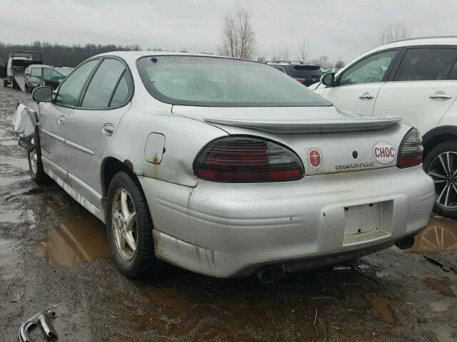 1G2WP52K22F130318 - 2002 PONTIAC GRAND PRIX Gümüş foto 3