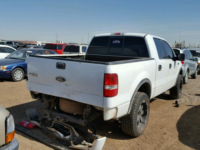 1FTPW14586KA64728 - 2006 FORD F150 SUPER WHITE photo 4