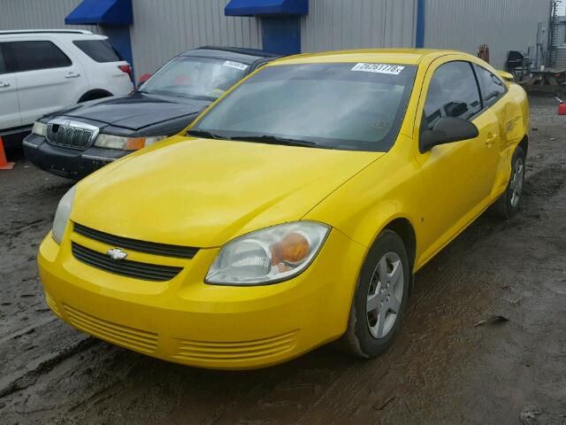 1G1AK15F067656368 - 2006 CHEVROLET COBALT LS YELLOW photo 2