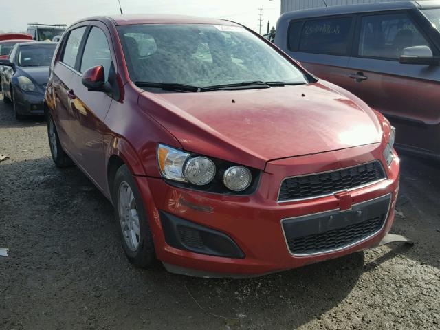 1G1JC6SG7E4232029 - 2014 CHEVROLET SONIC LT RED photo 1