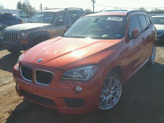 WBAVM1C57EVW52127 - 2014 BMW X1 SDRIVE2 ORANGE photo 2