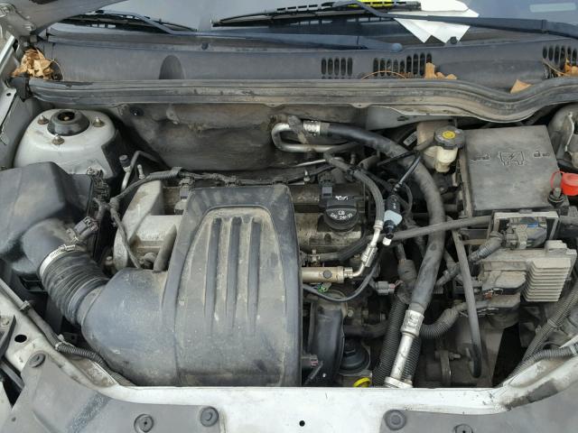 1G1AL58F887200704 - 2008 CHEVROLET COBALT LT SILVER photo 7