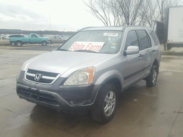 JHLRD788X4C052211 - 2004 HONDA CR-V EX SILVER photo 2