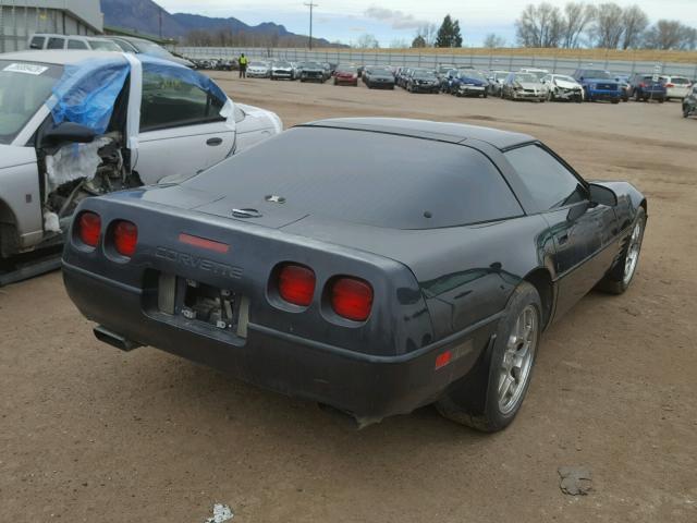 1G1YY23P3N5100533 - 1992 CHEVROLET CORVETTE BLACK photo 4