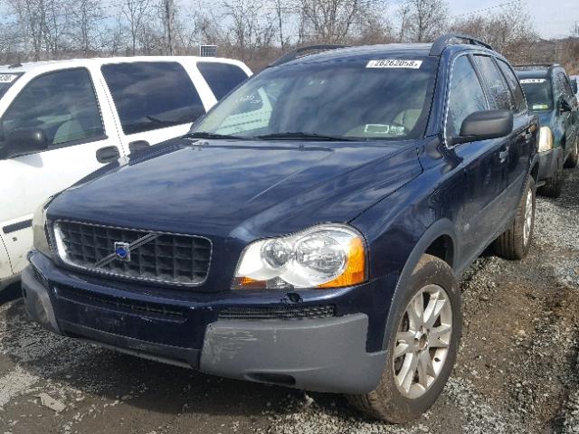 YV1CZ91HX41059756 - 2004 VOLVO XC90 T6 BLUE photo 2