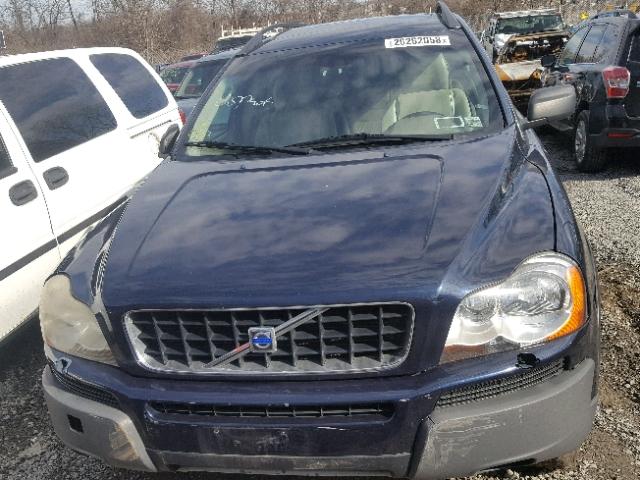 YV1CZ91HX41059756 - 2004 VOLVO XC90 T6 BLUE photo 9