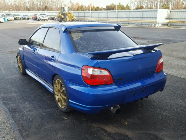 JF1GD70644L511446 - 2004 SUBARU IMPREZA WR BLUE photo 3