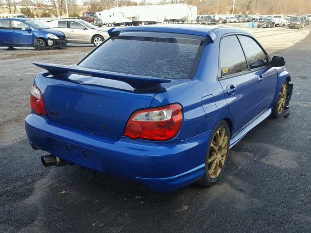 JF1GD70644L511446 - 2004 SUBARU IMPREZA WR BLUE photo 4