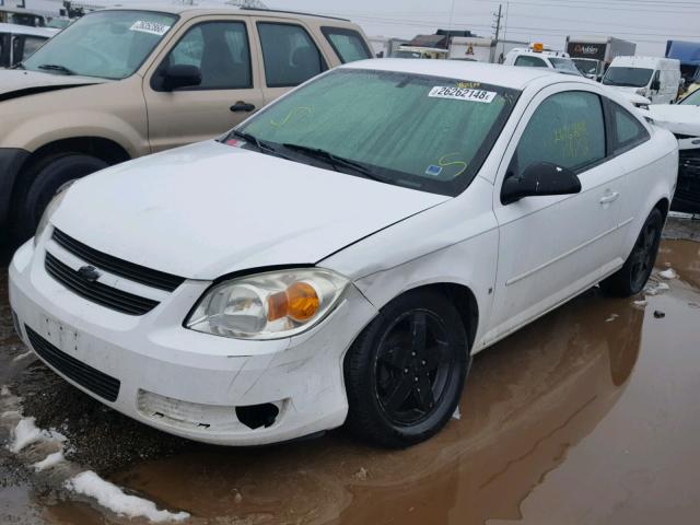 1G1AL15F967623754 - 2006 CHEVROLET COBALT LT WHITE photo 2