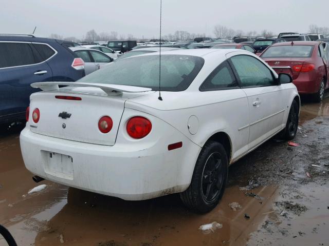 1G1AL15F967623754 - 2006 CHEVROLET COBALT LT WHITE photo 4