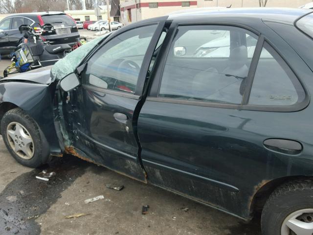 1G1JC524127364309 - 2002 CHEVROLET CAVALIER B GREEN photo 10