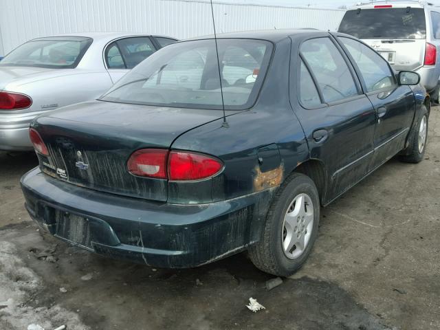 1G1JC524127364309 - 2002 CHEVROLET CAVALIER B GREEN photo 4