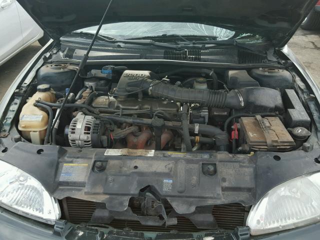 1G1JC524127364309 - 2002 CHEVROLET CAVALIER B GREEN photo 7