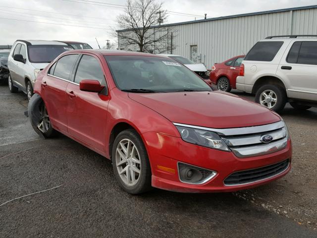 3FAHP0JA8CR175452 - 2012 FORD FUSION SEL RED photo 1