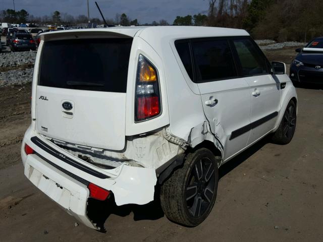 KNDJT2A24B7726851 - 2011 KIA SOUL + WHITE photo 4