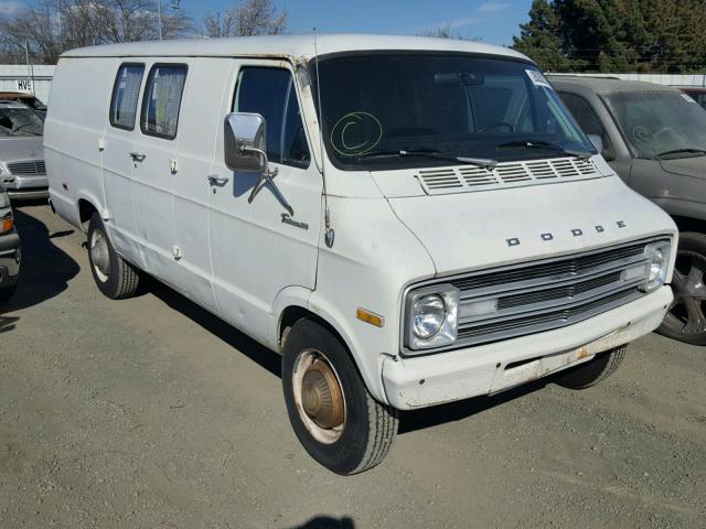 B35BD7X146880 - 1977 DODGE VAN WHITE photo 1