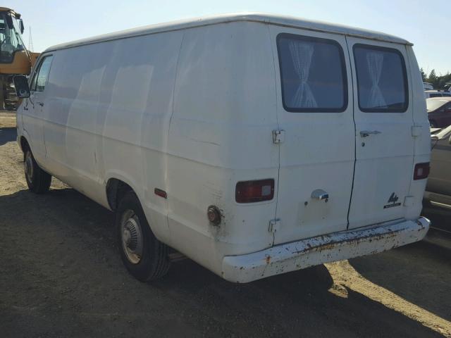 B35BD7X146880 - 1977 DODGE VAN WHITE photo 3