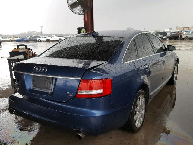 WAUDG74F85N115716 - 2005 AUDI A6 3.2 QUA BLUE photo 4