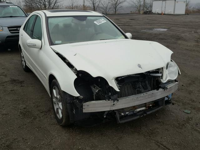 WDBRF92H57F934545 - 2007 MERCEDES-BENZ C 280 4MAT WHITE photo 1