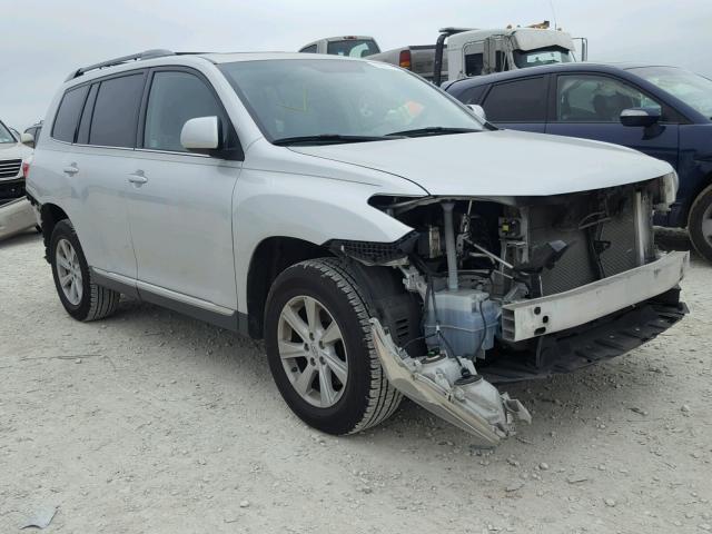 5TDBK3EH0DS184944 - 2013 TOYOTA HIGHLANDER SILVER photo 1