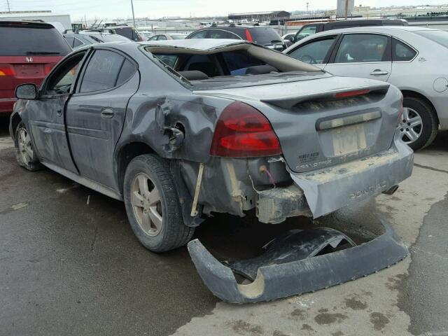 2G2WP552481108297 - 2008 PONTIAC GRAND PRIX GRAY photo 3