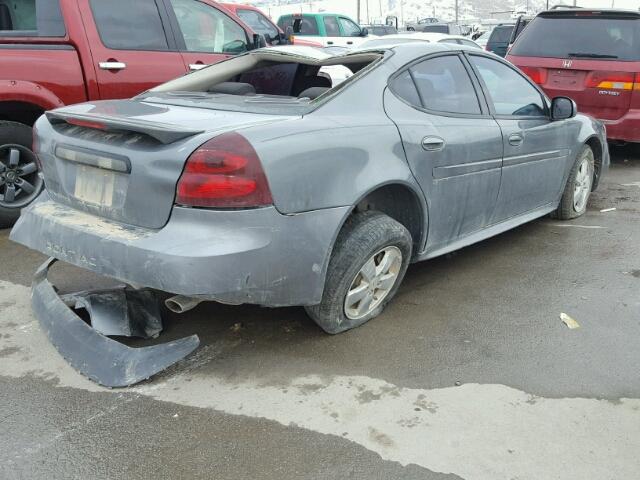 2G2WP552481108297 - 2008 PONTIAC GRAND PRIX GRAY photo 4