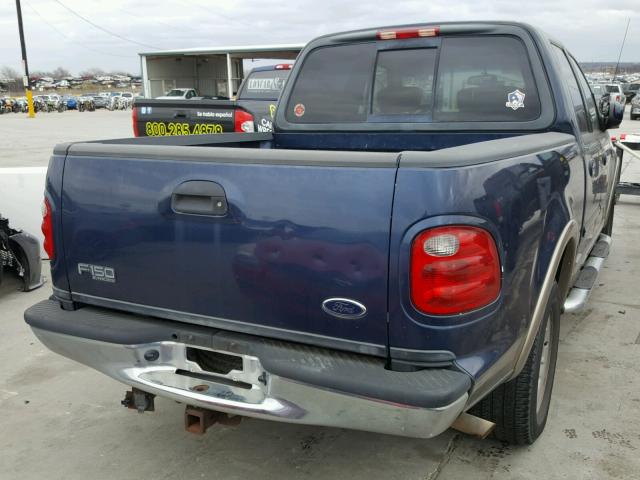 1FTRW07L33KA14862 - 2003 FORD F150 SUPER BLUE photo 4