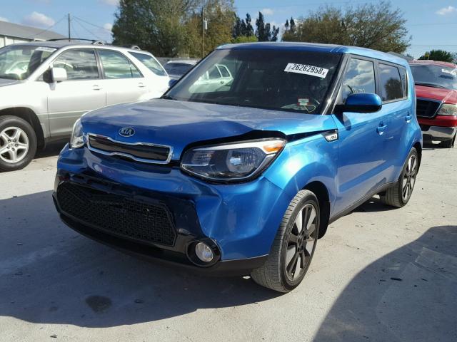 KNDJP3A53G7311242 - 2016 KIA SOUL + BLUE photo 2