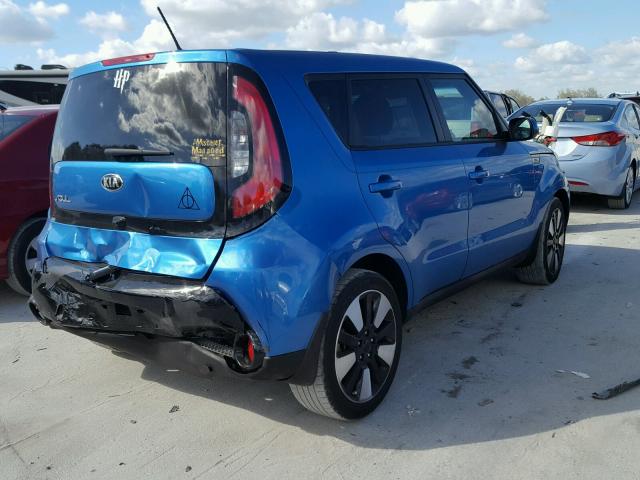 KNDJP3A53G7311242 - 2016 KIA SOUL + BLUE photo 4