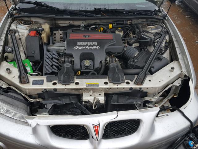 1G2WR12142F222170 - 2002 PONTIAC GRAND PRIX SILVER photo 7