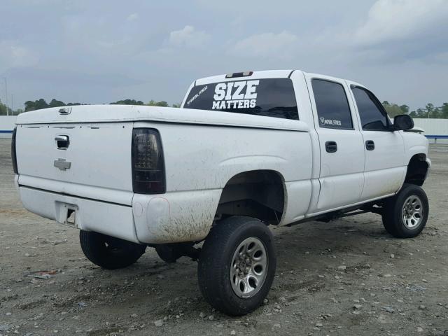 2GCEK13Z161275003 - 2006 CHEVROLET SILVERADO WHITE photo 4