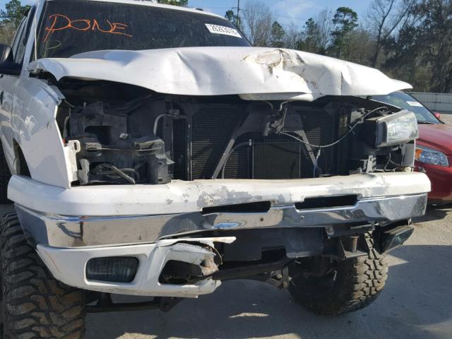 2GCEK13Z161275003 - 2006 CHEVROLET SILVERADO WHITE photo 9