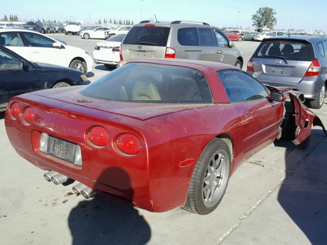 1G1YY22GXX5118564 - 1999 CHEVROLET CORVETTE MAROON photo 4