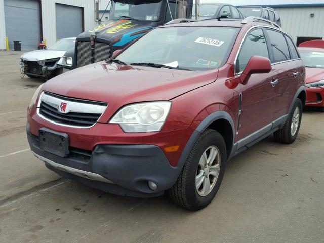 3GSDL43N38S709926 - 2008 SATURN VUE XE RED photo 2