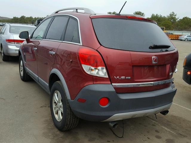 3GSDL43N38S709926 - 2008 SATURN VUE XE RED photo 3