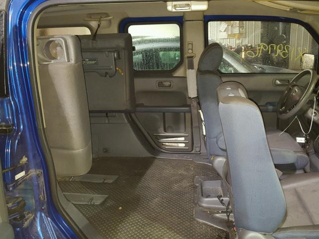 5J6YH28584L009535 - 2004 HONDA ELEMENT EX BLUE photo 6