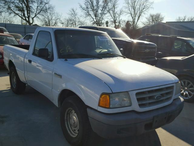 1FTYR10D53TA01973 - 2003 FORD RANGER WHITE photo 1