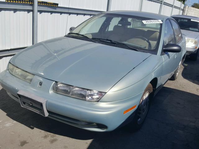 1G8ZK5272XZ291822 - 1999 SATURN SL2 GREEN photo 2