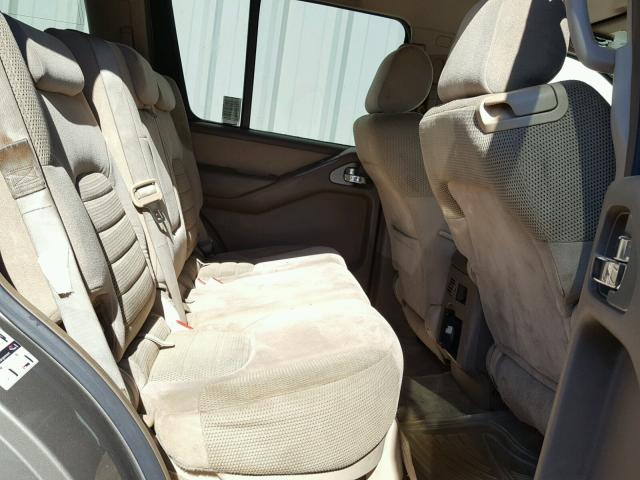 5N1AR18U37C646113 - 2007 NISSAN PATHFINDER GOLD photo 6