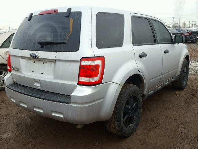 1FMCU0C74AKC49316 - 2010 FORD ESCAPE XLS SILVER photo 4