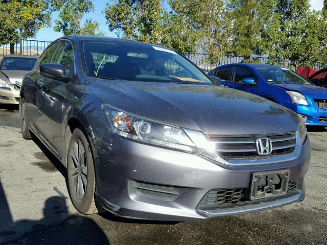 1HGCR2F32EA222929 - 2014 HONDA ACCORD LX GRAY photo 1