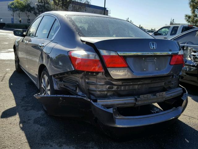 1HGCR2F32EA222929 - 2014 HONDA ACCORD LX GRAY photo 3