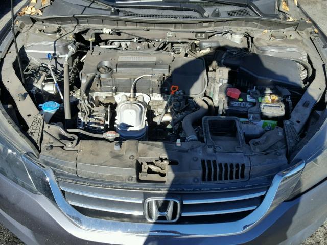 1HGCR2F32EA222929 - 2014 HONDA ACCORD LX GRAY photo 7