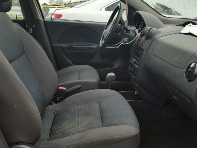 KL1TD66618B149864 - 2008 CHEVROLET AVEO BASE Kırmızı fotoğraf 5