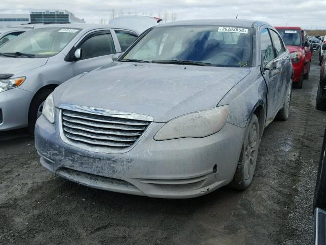 1C3CCBABXDN634350 - 2013 CHRYSLER 200 LX SILVER photo 2