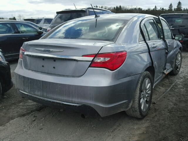 1C3CCBABXDN634350 - 2013 CHRYSLER 200 LX SILVER photo 4