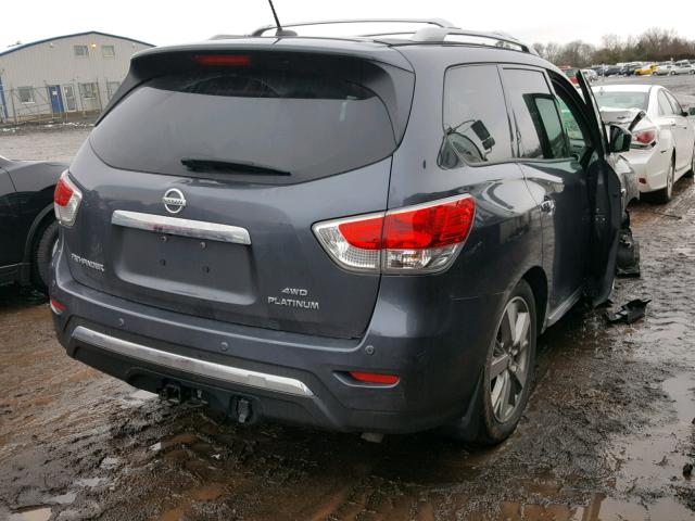 5N1AR2MM5DC617994 - 2013 NISSAN PATHFINDER GRAY photo 4