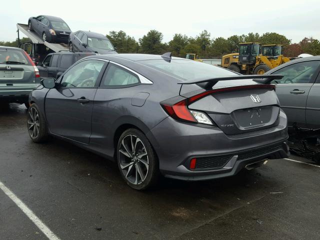 2HGFC3A51HH754210 - 2017 HONDA CIVIC SI GRAY photo 3