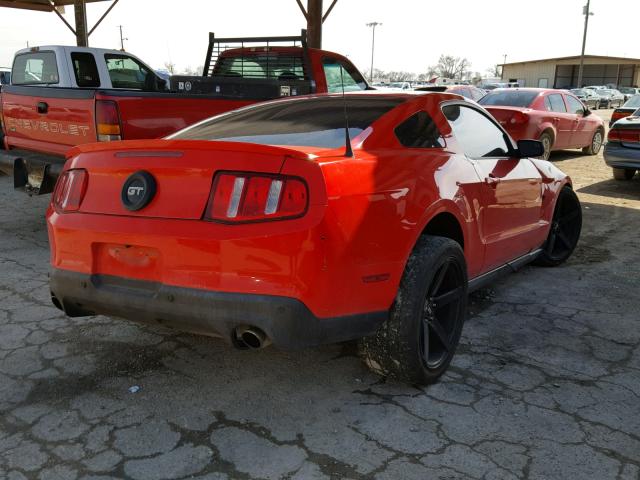 1ZVBP8CF9C5260534 - 2012 FORD MUSTANG GT RED photo 4